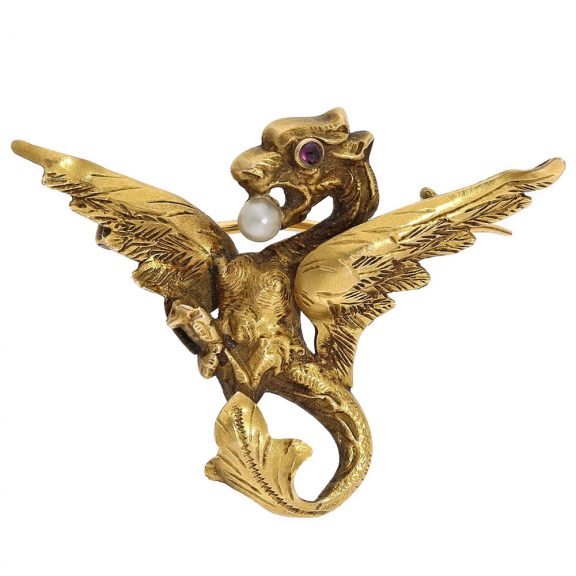 Swiss 18 Carat gold Art Nouveau pocket and pendant watch Circa 1900 Swiss 18 Carat gold Art Nouveau pocket and pendant watch Circa 1900