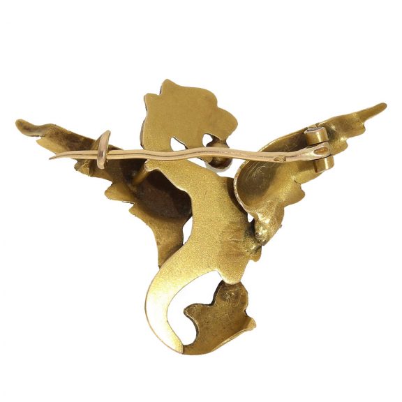 Swiss 18 Carat gold Art Nouveau pocket and pendant watch Circa 1900 Swiss 18 Carat gold Art Nouveau pocket and pendant watch Circa 1900