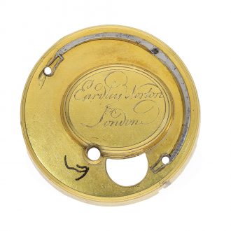 English large 18 carat gold pair cased verge watch Circa 1794