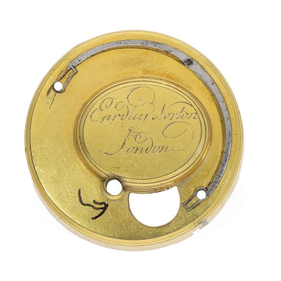 English large 18 carat gold pair cased verge watch Circa 1794 English large 18 carat gold pair cased verge watch Circa 1794