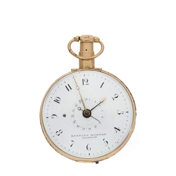 English large 18 carat gold pair cased verge watch Circa 1794 English large 18 carat gold pair cased verge watch Circa 1794