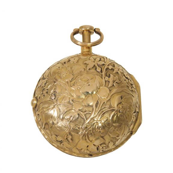 French 18 carat gold verge watch with repeater Circa 1750 French 18 carat gold verge watch with repeater Circa 1750