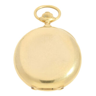 Gold Swiss with monogram inscribed "Chronomètre" Circa 1900