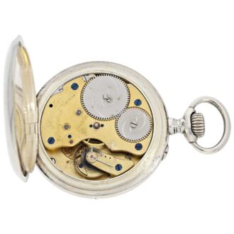 German silver open faced lever pocket watch Circa 1910 German silver open faced lever pocket watch Circa 1910