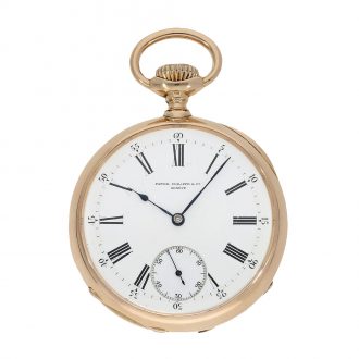 Swiss very fine pink gold anker chronometer pocket watch Circa 1892