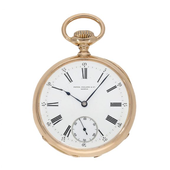 Swiss very fine pink gold anker chronometer pocket watch Circa 1892