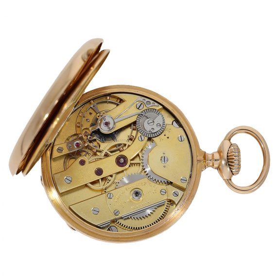 Swiss very fine pink gold anker chronometer pocket watch Circa 1892 Swiss very fine pink gold anker chronometer pocket watch Circa 1892