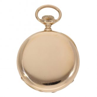 Swiss very fine pink gold anker chronometer pocket watch Circa 1892
