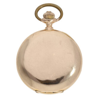 This pocket watch is a rare export version, crafted from 14 Carat red gold, it is à-goutte (water drop) shaped and it bears the hallmark of Audemars Fréres