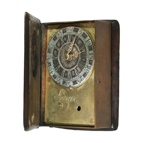 German brass verge watch in book form Circa 1780 German brass verge watch in book form Circa 1780