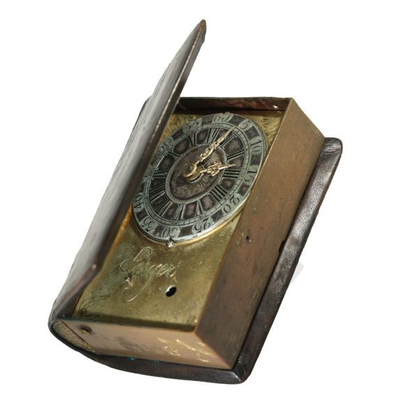 German brass verge watch in book form Circa 1780 German brass verge watch in book form Circa 1780
