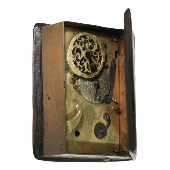 German brass verge watch in book form Circa 1780 German brass verge watch in book form Circa 1780