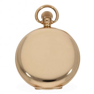 American 9 carat gold pocket watch with lever escapement Circa 1924