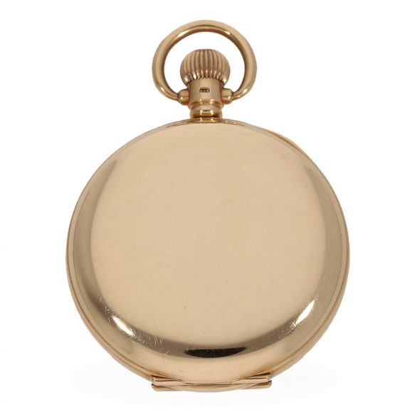 American 9 carat gold pocket watch with lever escapement Circa 1924 American 9 carat gold pocket watch with lever escapement Circa 1924