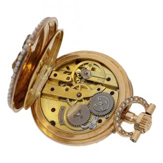 French 18 Carat gold Louis XV pocket- and pendant watch Circa 1880 French 18 Carat gold Louis XV pocket- and pendant watch Circa 1880