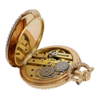 French 18 Carat gold Louis XV pocket- and pendant watch Circa 1880 French 18 Carat gold Louis XV pocket- and pendant watch Circa 1880