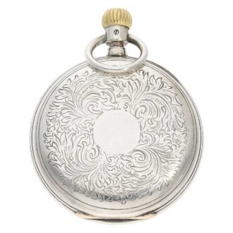 Early German silver Glashütte lever pocket watch Circa 1878