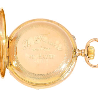 Swiss 18K gold astronomical calendar watch Circa 1880 Swiss 18K gold astronomical calendar watch Circa 1880