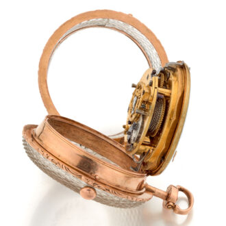 French exquisite gold and crystal glass ladies watch Circa 1760