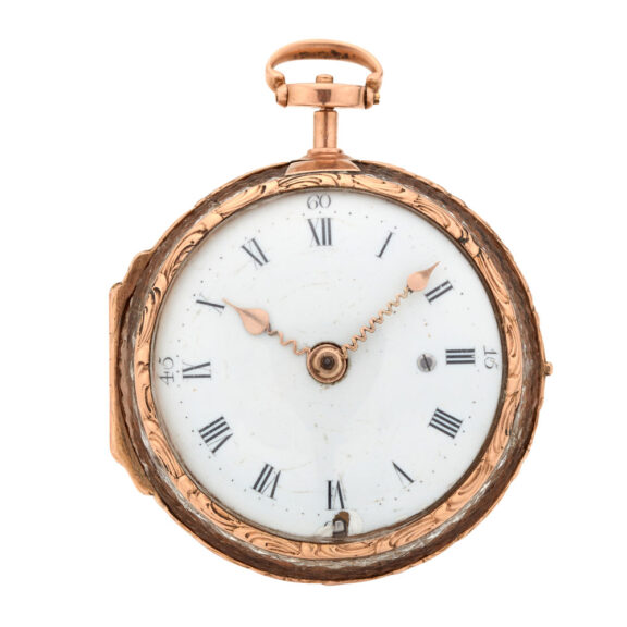 French exquisite gold and crystal glass ladies watch Circa 1760 French exquisite gold and crystal glass ladies watch Circa 1760