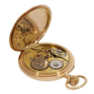 Swiss 14 carat gold unusual quality “Extra” pocket watch Circa 1901 Swiss 14 carat gold unusual quality “Extra” pocket watch Circa 1901