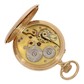 Swiss 14 carat gold unusual quality “Extra” pocket watch Circa 1901 Swiss 14 carat gold unusual quality “Extra” pocket watch Circa 1901