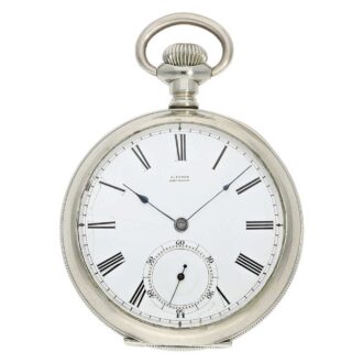 German watch with A. Lange experimental movement Circa 1868