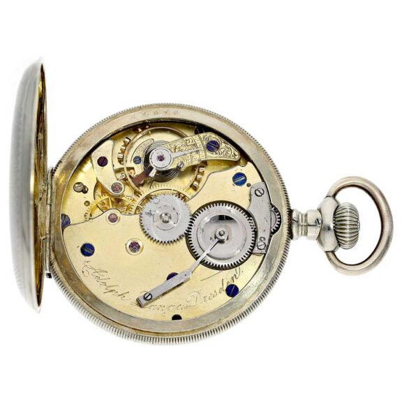German watch with A. Lange experimental movement Circa 1868 German watch with A. Lange experimental movement Circa 1868