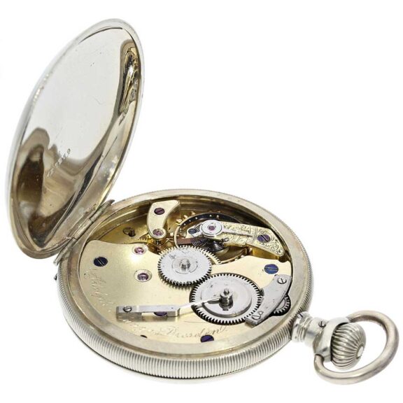 German watch with A. Lange experimental movement Circa 1868 German watch with A. Lange experimental movement Circa 1868