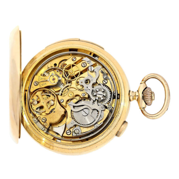 Swiss gold lever repeating pocket watch Circa 1900 Swiss gold lever repeating pocket watch Circa 1900