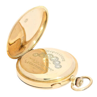 Swiss gold lever repeating pocket watch Circa 1900