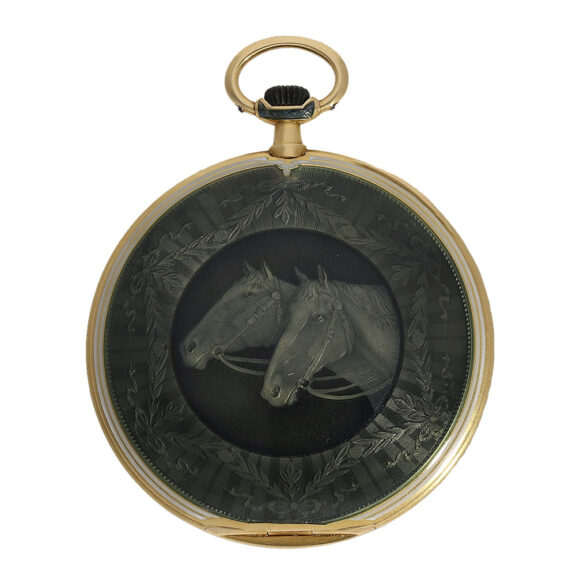 Swiss 18 carat gold and enamel Cartier style watch Circa 1920 Swiss 18 carat gold and enamel Cartier style watch Circa 1920