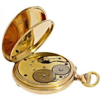 German 18 K gold Glashütte precision pocket watch Circa 1894 German 18 K gold Glashütte precision pocket watch Circa 1894