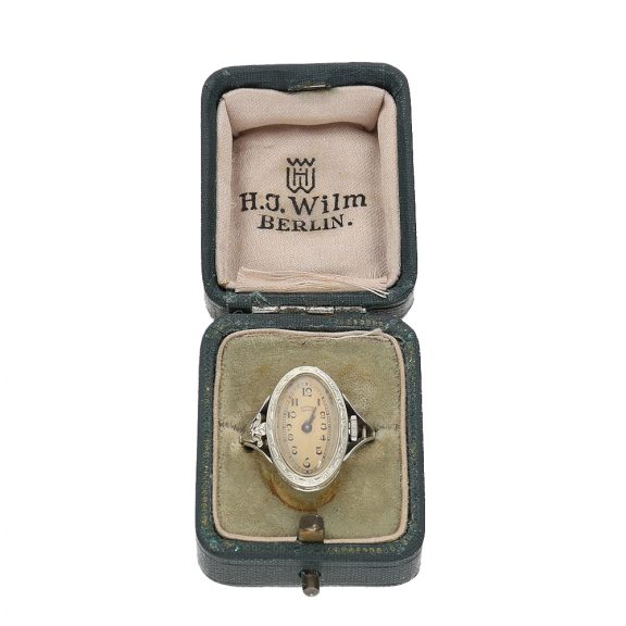 Swiss rare and attractive Art Nouveau ring watch Circa 1910 Swiss rare and attractive Art Nouveau ring watch Circa 1910