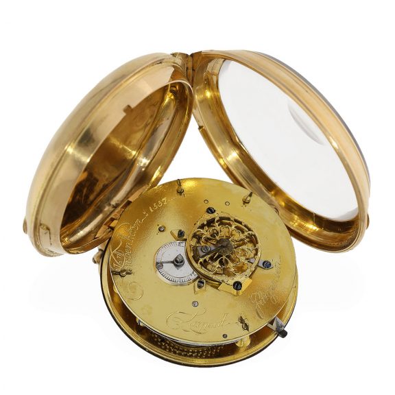 Danish 18 Carat gold pocket watch with cylinder escapement Circa 1790 Danish 18 Carat gold pocket watch with cylinder escapement Circa 1790