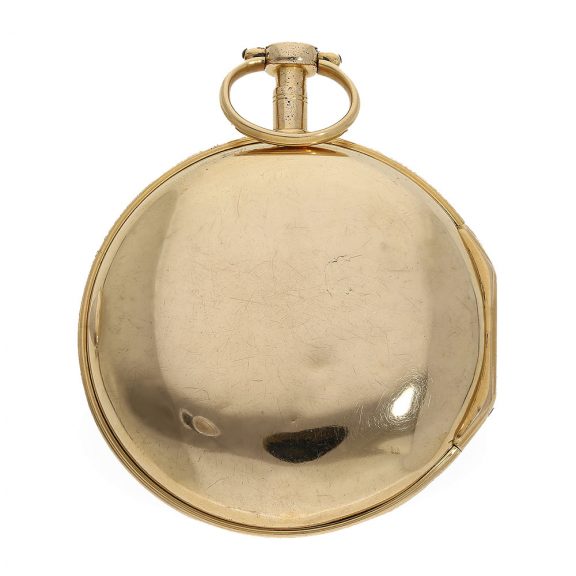 Danish 18 Carat gold pocket watch with cylinder escapement Circa 1790 Danish 18 Carat gold pocket watch with cylinder escapement Circa 1790