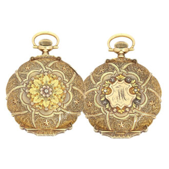 American multicolored case, four gold nuances Circa 1918