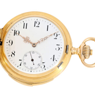 Swiss gold high quality hunting case pocket watch Circa 1900