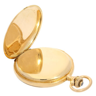 Swiss gold high quality hunting case pocket watch Circa 1900