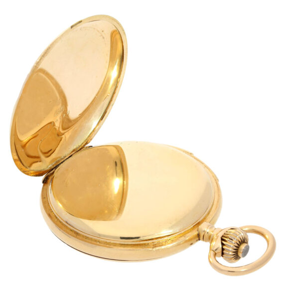Swiss gold high quality hunting case pocket watch Circa 1900 Swiss gold high quality hunting case pocket watch Circa 1900