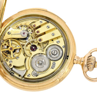 Swiss gold high quality hunting case pocket watch Circa 1900