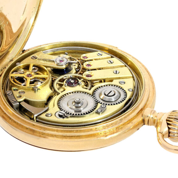 Swiss gold high quality hunting case pocket watch Circa 1900 Swiss gold high quality hunting case pocket watch Circa 1900