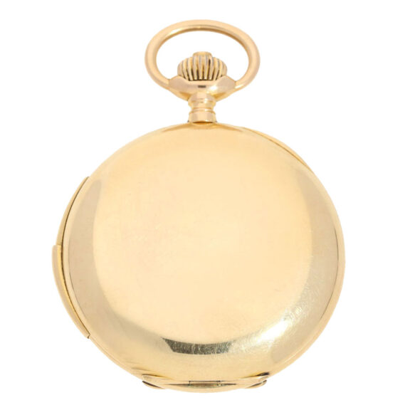 Swiss gold high quality hunting case pocket watch Circa 1900 Swiss gold high quality hunting case pocket watch Circa 1900