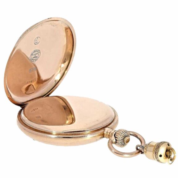 German heavy pink gold Glashütte pocket watch Circa 1903 German heavy pink gold Glashütte pocket watch Circa 1903