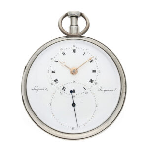 Rare Danish silver open faced cylinder pocket watch Circa 1803