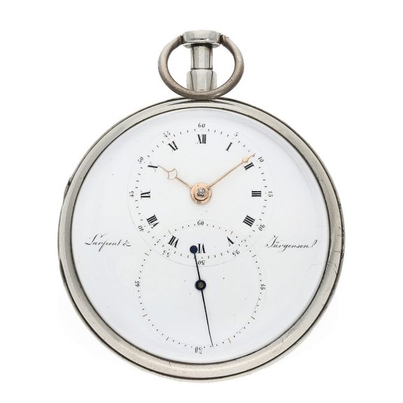 Rare Danish silver open faced cylinder pocket watch Circa 1803