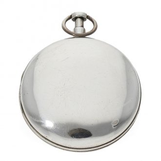 Rare Danish silver open faced cylinder pocket watch Circa 1803