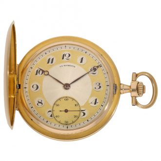 Swiss extra flat precision hunter case watch Circa 1920