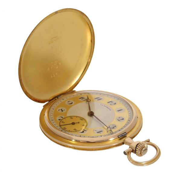 Swiss extra flat precision hunter case watch Circa 1920 Swiss extra flat precision hunter case watch Circa 1920