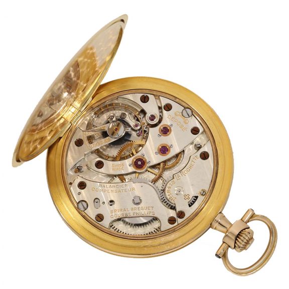 Swiss extra flat precision hunter case watch Circa 1920 Swiss extra flat precision hunter case watch Circa 1920